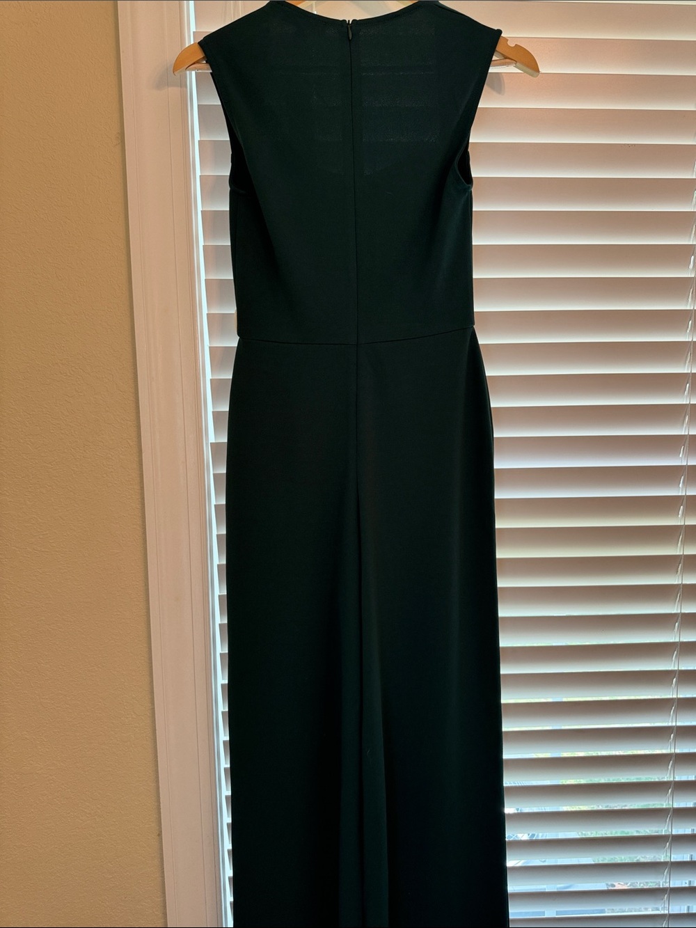 Lulus Emerald Green Sleeveless Fit-and-Flare jumpsuit - Picture 4 of 5